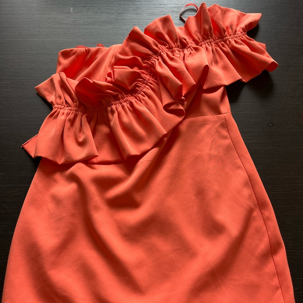 One shoulder mini dress